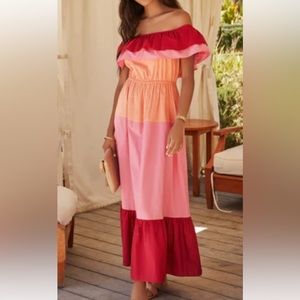 English factory off shoulder dress- NWT